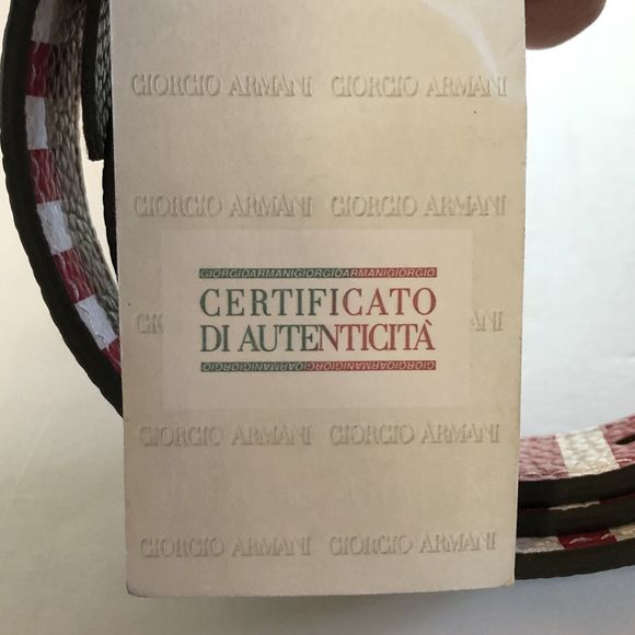 New Armani Exchange Womens A/X ANGLED CUTOUT LOGO BELT - Picture 8 of 9